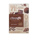 Ficha técnica e caractérísticas do produto Chocolate Senses 71% Puro Cacau - Chocolife