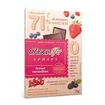 Ficha técnica e caractérísticas do produto Chocolate Zero Lactose Senses 71% - Frutas Vermelhas