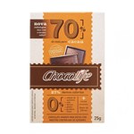 Ficha técnica e caractérísticas do produto Chocolife 70% Cacau 25g - Chocolife