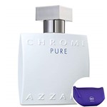 Ficha técnica e caractérísticas do produto Chrome Pure Azzaro Eau de Toilette - Perfume Masculino 100ml+Beleza na Web Roxo - Nécessaire