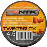 Ficha técnica e caractérísticas do produto Chumbinho para Carabina - Nautika Twister 4.5Mm Co