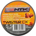 Ficha técnica e caractérísticas do produto Chumbinho para Carabina - Nautika Twister 5.5Mm Co