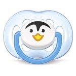 Ficha técnica e caractérísticas do produto Chupeta Avent Freeflow Pinguim Unitário Menino