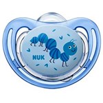 Ficha técnica e caractérísticas do produto Chupeta Nuk Freestyle com Bico de Silicone Tamanho 3 - Azul