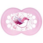 Ficha técnica e caractérísticas do produto Chupeta Pearl Silk Touch Girls - Fase 2 - Rosa - MAM