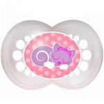 Ficha técnica e caractérísticas do produto Chupeta Pearl Silk Touch Girls Rosa 6 a 36 Meses