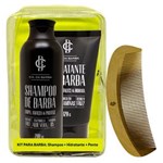 Ficha técnica e caractérísticas do produto Cia. da Barba Seleção Barba Hidratada Kit - Shampoo + Hidratante + Pente Kit