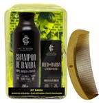 Ficha técnica e caractérísticas do produto Cia. da Barba Seleção Barba Macia Kit - Shampoo + Óleo + Pente Kit