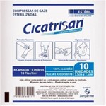 Ficha técnica e caractérísticas do produto Cicatrisan Compressas Esterilizadas com 10 Unidades