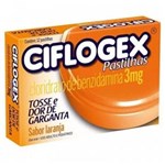 Ficha técnica e caractérísticas do produto Ciflogex Pastilhas Laranja com 12