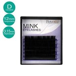 Ficha técnica e caractérísticas do produto Cílios Mini Mink Fio a Fio e Volume Russo 12mm Curvatura D - 6 Fileiras