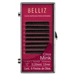 Ficha técnica e caractérísticas do produto Cílios para Alongamento Belliz - Mink C 020 12mm 1 Un