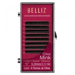 Ficha técnica e caractérísticas do produto Cílios para Alongamento Belliz - Mink C 020 Mix