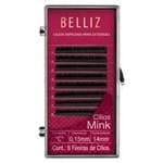 Ficha técnica e caractérísticas do produto Cílios para Alongamento Belliz - Mink C 015 14mm 1 Un