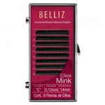 Ficha técnica e caractérísticas do produto Cílios para Alongamento Belliz - Mink C 015 14mm