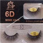 Ficha técnica e caractérísticas do produto Cílios Postiços 6D/06 Mink Hair - Miss Frandy
