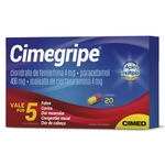Ficha técnica e caractérísticas do produto Cimegripe - CIMED (20 cápsulas)