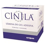 Ficha técnica e caractérísticas do produto Cinila Lâmina de Gel Adesiva C/ 1 Unidade de 15x03cm
