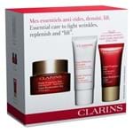 Clarins Expertise Super Restorative Kit - Rejuvenescedor Facial + Mousse de Limpeza + Hidratante Kit