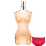 Classique Jean Paul Gaultier Eau de Toilette - Perfume Feminino 100ml+Necessaire Pink com Puxador