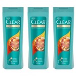 Ficha técnica e caractérísticas do produto Clear Anticaspa Antipoluição Shampoo 200ml (Kit C/03)