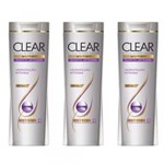 Ficha técnica e caractérísticas do produto Clear Anticaspa Hidratação Intensa Shampoo 200ml (Kit C/03)