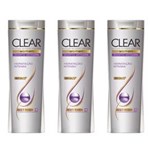 Ficha técnica e caractérísticas do produto Clear Anticaspa Hidratação Intensa Shampoo 200ml - Kit com 03
