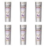 Ficha técnica e caractérísticas do produto Clear Anticaspa Hidratação Intensa Shampoo 200ml - Kit com 06