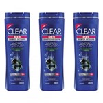 Ficha técnica e caractérísticas do produto Clear Men Limpeza Profunda Shampoo 200ml (Kit C/03)