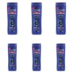 Ficha técnica e caractérísticas do produto Clear Men Limpeza Profunda Shampoo 200ml - Kit com 06