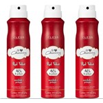 Cless Charming Red Velvet Desodorante Aerossol 150ml (Kit C/03)