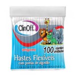 Ficha técnica e caractérísticas do produto Clin Off Hastes Flexíveis C/100