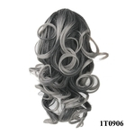 Ficha técnica e caractérísticas do produto Clip-In Mulheres Curly da cauda cabelo falso sint¨¦tico Cavalinha peruca acess¨®rio