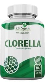 Ficha técnica e caractérísticas do produto Clorela Chlorella Microalgas Katiguá 60 Cápsulas 500Mg (Natural)