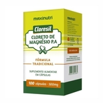 Ficha técnica e caractérísticas do produto Cloresil (Cloreto de Magnésio P.A.) 500mg - 100 Cápsulas - Maxinutri