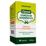 Ficha técnica e caractérísticas do produto Cloresil (Cloreto Magnésio P.A.) 500Mg 60Cps Maxinutri