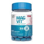 Ficha técnica e caractérísticas do produto Cloreto de Magnésio PA Magvit + Vitamina B6 60 Cápsulas 750mg