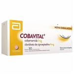 Ficha técnica e caractérísticas do produto Cobavital 1 Mg+ 4 Mg 30 Comprimidos - Aumento Do Apetite