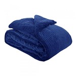 Ficha técnica e caractérísticas do produto Cobertor Aspen Azul Navy Casal - Blue Gardenia