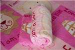Ficha técnica e caractérísticas do produto Cobertor Bebê Zoo Rosa - Cobertores Parahyba