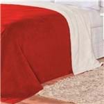 Ficha técnica e caractérísticas do produto Cobertor Malmo Vermelho Dupla Face Queen Tecido Sherpa e Manta Microfibra
