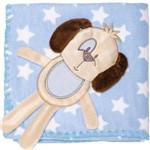 Cobertor para Bebes Baby Joy Cachorrinho Bordado
