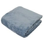Ficha técnica e caractérísticas do produto Cobertor Queen Blanket Flannel Azul Atlantic - Kacyumara
