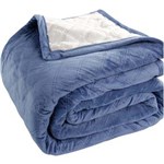 Ficha técnica e caractérísticas do produto Cobertor Queen Kacyumara Blanket - Azul