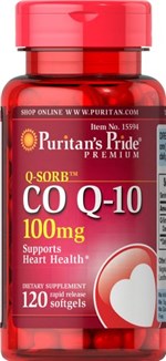 Coenzima Q10 COQ10 100Mg (240 SGels) Puritans Pride