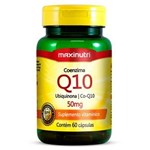 Ficha técnica e caractérísticas do produto Coenzima Q10 Ubiquinona 50mg com 60 Cápsulas - Maxinutri