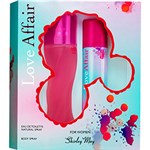 Ficha técnica e caractérísticas do produto Coffret Shirley May Perfume Love Affair Feminino 100ml e Desodorante 75ml