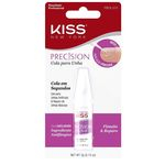 Ficha técnica e caractérísticas do produto Cola de Unha Kiss NY Precision com 3g