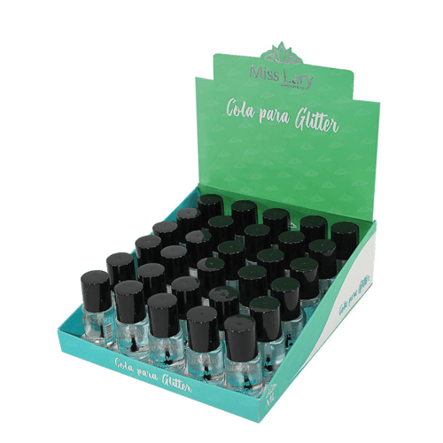 Ficha técnica e caractérísticas do produto Cola Glitter Miss Lary - Box C/ 30 Unidades.