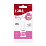 Ficha técnica e caractérísticas do produto Cola para Unhas Kiss New York em Gel Pincel Brush On Fbgl504